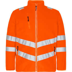 Engel Safety Fleecejakke 1192 High-Vis Orange Kl.2 Str. M