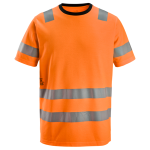 Snickers T-Shirt 2536, High-Vis Orange, Kl. 2, Str. L