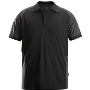 Snickers Klassisk Poloshirt 2750, Tofarvet Sort/grå, Str. M