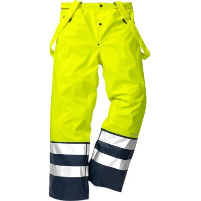 Fristads Regnbukser 2625, Hi-Vis gul/marine, M Fristads Regnbukser 2625, Hi-Vis gul/marine, M