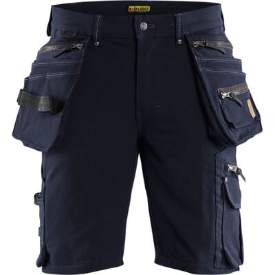 Blåkläder Workwear X1900 Håndværkershorts Med 4-Vejs Stretch, Marineblå/sort, Str. C48 Blåkläder Workwear X1900 Håndværkershorts Med 4-Vejs Stretch, Marineblå/sort, Str. C48