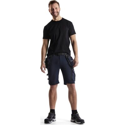 Blåkläder Workwear X1900 Håndværkershorts Med 4-Vejs Stretch, Marineblå/sort, Str. C56 Blåkläder Workwear X1900 Håndværkershorts Med 4-Vejs Stretch, Marineblå/sort, Str. C56