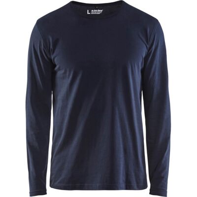 Blåkläder Workwear 35001 Langærmet T-Shirt, Mørk Marineblå, Str. 2xl Blåkläder Workwear 35001 Langærmet T-Shirt, Mørk Marineblå, Str. 2xl