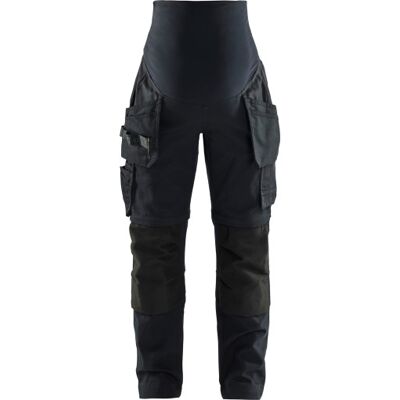 Blåkläder Workwear 7103 Håndværkerbukser Med 2-Vejs Stretch, Til Gravide, Sort, Str. L Blåkläder Workwear 7103 Håndværkerbukser Med 2-Vejs Stretch, Til Gravide, Sort, Str. L