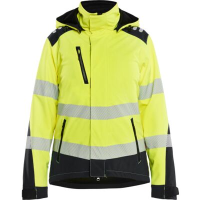 Blåkläder Letforet Dame Softshelljakke, Hi-Vis Gul/sort, Xs Blåkläder Letforet Dame Softshelljakke, Hi-Vis Gul/sort, Xs