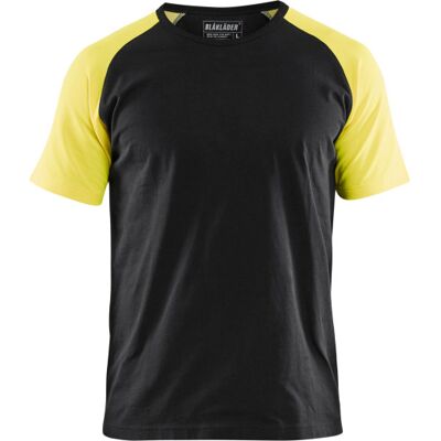 Blåkläder T-Shirt, Sort/hi-Vis Gul, 5xl Blåkläder T-Shirt, Sort/hi-Vis Gul, 5xl