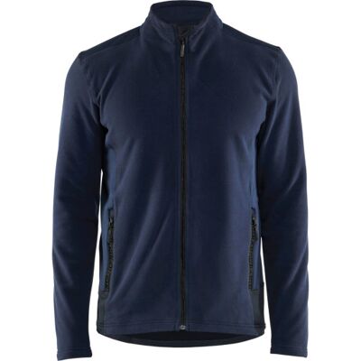 Blåkläder Unite Microfleece Trøje, Mørk Marineblå/sort, L Blåkläder Unite Microfleece Trøje, Mørk Marineblå/sort, L