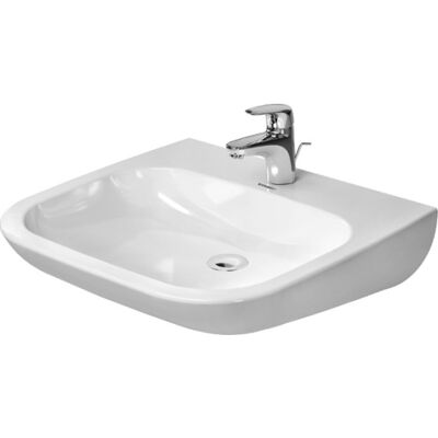 Duravit D-Code Håndvask, 60x55,5 Cm, Hvid Duravit D-Code Håndvask, 60x55,5 Cm, Hvid