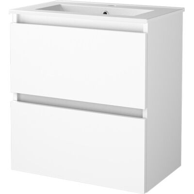Sanibell Basicline Møbelpakke, 60x39 Cm, Hvid Højglans Sanibell Basicline Møbelpakke, 60x39 Cm, Hvid Højglans