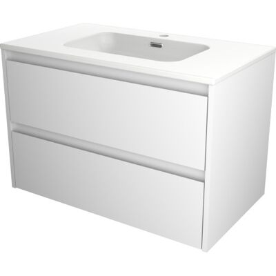 Sanibell Proline Møbelpakke, 101x46,8 Cm, Hvid Højglans Sanibell Proline Møbelpakke, 101x46,8 Cm, Hvid Højglans