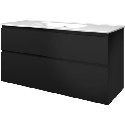 Sanibell Proline Møbelpakke, 121x46,8 Cm, Mat Sort Sanibell Proline Møbelpakke, 121x46,8 Cm, Mat Sort