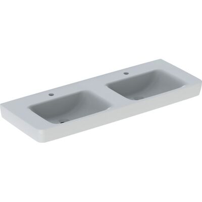 Geberit Renova Plan Dobbel vask - Hvid Geberit Renova Plan Dobbel vask - Hvid