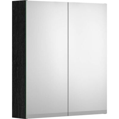Gustavsberg Artic Spejlskab Med Lys, 59,4x66,2 Cm, Sort Ask Gustavsberg Artic Spejlskab Med Lys, 59,4x66,2 Cm, Sort Ask
