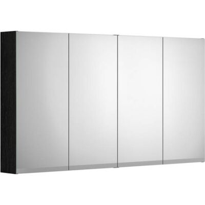 Gustavsberg Artic 120 cm Sort Eg Spejlskab - Spejlskab Gustavsberg Artic 120 cm Sort Eg Spejlskab - Spejlskab