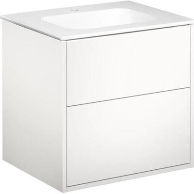 Gustavsberg Artic Møbelpakke, 60x47 Cm, Hvid/hvid Gustavsberg Artic Møbelpakke, 60x47 Cm, Hvid/hvid