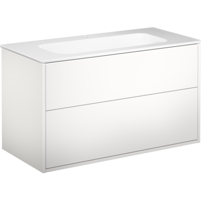Gustavsberg Artic Møbelpakke, 100x47 Cm, Hvid/hvid Gustavsberg Artic Møbelpakke, 100x47 Cm, Hvid/hvid