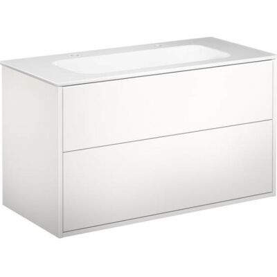 Gustavsberg Artic Møbelpakke, 100x47 Cm, Hvid/hvid Gustavsberg Artic Møbelpakke, 100x47 Cm, Hvid/hvid