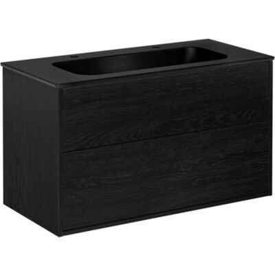 Gustavsberg Artic Møbelpakke, 100x47 Cm, Sort Ask/sort Gustavsberg Artic Møbelpakke, 100x47 Cm, Sort Ask/sort