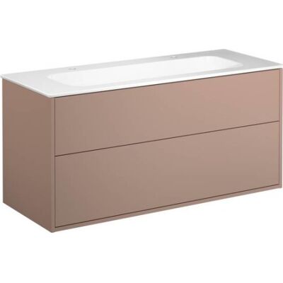 Gustavsberg Artic Møbelpakke, 120x47 Cm, Lyserød/hvid Gustavsberg Artic Møbelpakke, 120x47 Cm, Lyserød/hvid