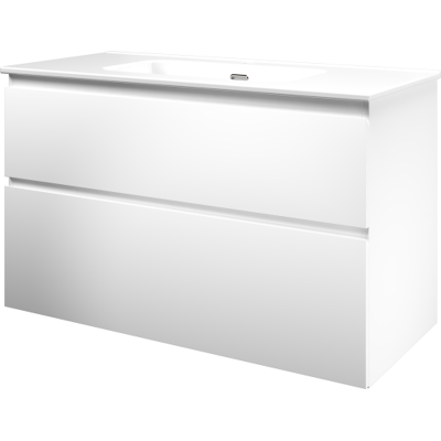 Sanibell Proline Møbelpakke, 101x46,8 Cm, Mat Hvid Sanibell Proline Møbelpakke, 101x46,8 Cm, Mat Hvid
