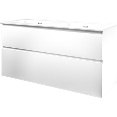 Sanibell Proline Møbelpakke, 121x46 Cm, Mat Hvid Sanibell Proline Møbelpakke, 121x46 Cm, Mat Hvid