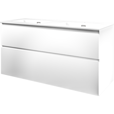 Sanibell Proline Møbelpakke, 121x46 Cm, Mat Hvid Sanibell Proline Møbelpakke, 121x46 Cm, Mat Hvid