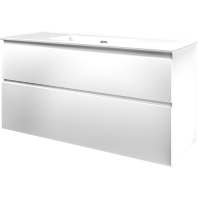Sanibell Proline Møbelpakke, 121x46 Cm, Mat Hvid Sanibell Proline Møbelpakke, 121x46 Cm, Mat Hvid