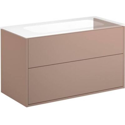 Gustavsberg Vaskeskab 1000x465x550mm 2skuffer Peach Gustavsberg Vaskeskab 1000x465x550mm 2skuffer Peach