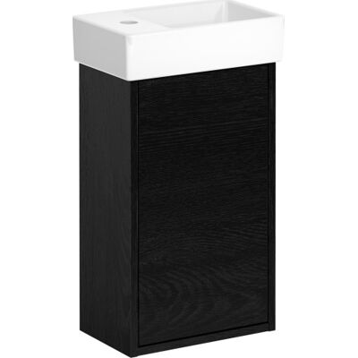 Gustavsberg Artic Small Møbelpakke, 36x22 Cm, Sort Gustavsberg Artic Small Møbelpakke, 36x22 Cm, Sort