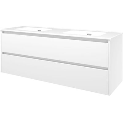 Sanibell Proline Møbelpakke, 141x46 Cm, Hvid Højglans Sanibell Proline Møbelpakke, 141x46 Cm, Hvid Højglans
