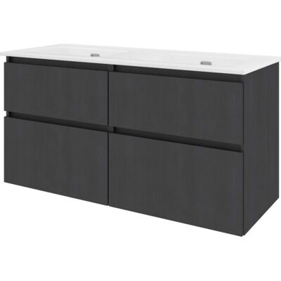 Sanibell Proline Møbelpakke, 121x46 Cm, Sort Eg Sanibell Proline Møbelpakke, 121x46 Cm, Sort Eg