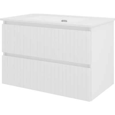 Sanibell Proline Møbelpakke, 81x46 Cm, Mat Hvid Sanibell Proline Møbelpakke, 81x46 Cm, Mat Hvid