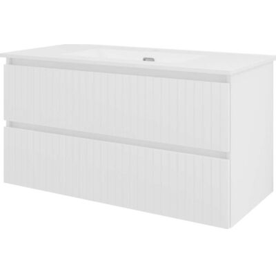 Sanibell Proline Møbelpakke, 101x46 Cm, Mat Hvid Sanibell Proline Møbelpakke, 101x46 Cm, Mat Hvid