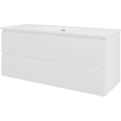 Sanibell Proline Møbelpakke, 121x46 Cm, Mat Hvid Sanibell Proline Møbelpakke, 121x46 Cm, Mat Hvid