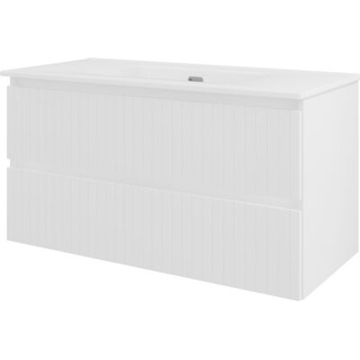 Sanibell Proline Møbelpakke, 101x46 Cm, Mat Hvid Sanibell Proline Møbelpakke, 101x46 Cm, Mat Hvid