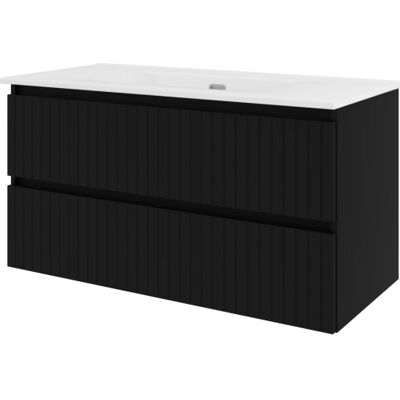 Sanibell Proline Møbelpakke, 101x46 Cm, Mat Sort Sanibell Proline Møbelpakke, 101x46 Cm, Mat Sort