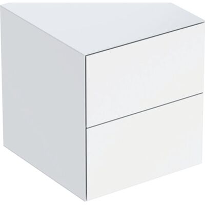 Geberit Side Skab med to skuffer - 45x49,2x47cm, hvid højglans Geberit Side Skab med to skuffer - 45x49,2x47cm, hvid højglans