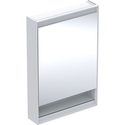 Geberit Hvid/Aluminium Spejlskab med ComfortLight - 60x90cm Geberit Hvid/Aluminium Spejlskab med ComfortLight - 60x90cm