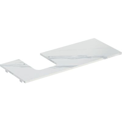 Geberit Model 505125001 Hvid mat venstreskæring vaskebord - Vaskebord Geberit Model 505125001 Hvid mat venstreskæring vaskebord - Vaskebord