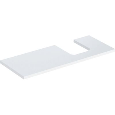 Geberit ONE Vaskeplade - Udsparing højre - 120x3x47 cm Geberit ONE Vaskeplade - Udsparing højre - 120x3x47 cm
