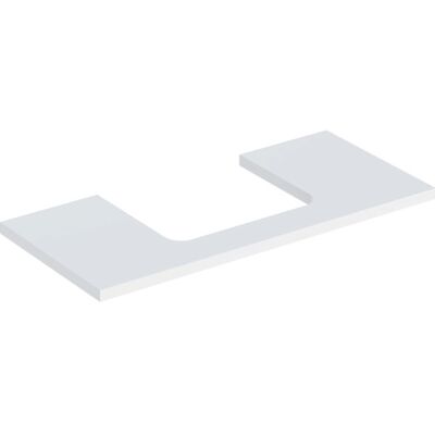 Geberit - 505284002 - Vaskeblad med midtudskæring - Hvid mat Geberit - 505284002 - Vaskeblad med midtudskæring - Hvid mat