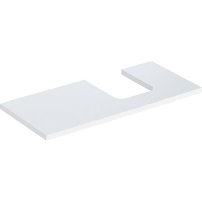 Geberit Vaskeskive - Højre udskæring - Skålformet - 105x3x47cm Geberit Vaskeskive - Højre udskæring - Skålformet - 105x3x47cm