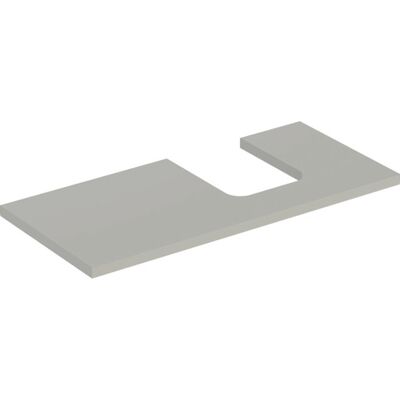 Geberit ONE Vaskeplade - Højre udskæring - 105x3x47cm Geberit ONE Vaskeplade - Højre udskæring - 105x3x47cm
