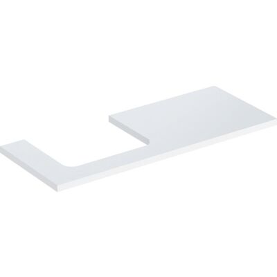 Geberit vaskeskive - Udsnit til venstre - 120x3x47cm Geberit vaskeskive - Udsnit til venstre - 120x3x47cm