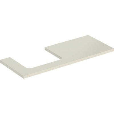 Geberit Sand-Grau Vaskeindretning - Venstreskåret - 120x3x47cm Geberit Sand-Grau Vaskeindretning - Venstreskåret - 120x3x47cm