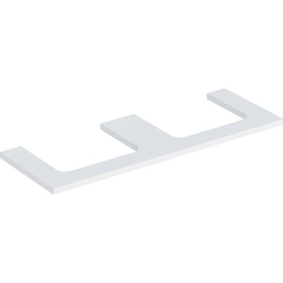 Geberit Hvid Dobbelt Udsnit Vaskebord - Vaskebord Geberit Hvid Dobbelt Udsnit Vaskebord - Vaskebord