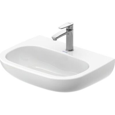 Duravit D-Code Væghængt Keramik Vask 60x46cm - Hvid Duravit D-Code Væghængt Keramik Vask 60x46cm - Hvid