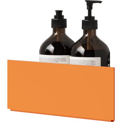 Nichba Bath Shelf Corner Brusehylde, Orange Nichba Bath Shelf Corner Brusehylde, Orange