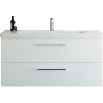 Dansani Mido+ Møbelpakke, 122,7x47,2 Cm, Mat Hvid Dansani Mido+ Møbelpakke, 122,7x47,2 Cm, Mat Hvid