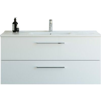 Dansani Mido+ Møbelpakke, 121x45,5 Cm, Hvid Højglans Dansani Mido+ Møbelpakke, 121x45,5 Cm, Hvid Højglans
